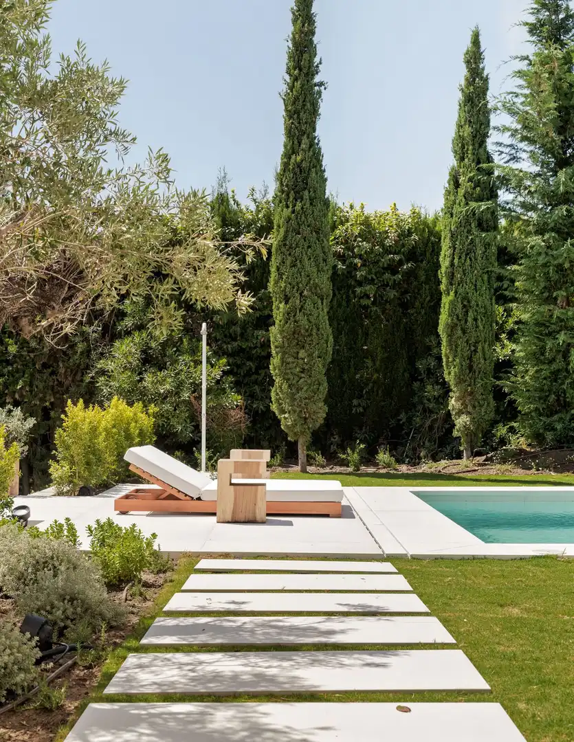 Terrassa de Casa o xalet en venda en Estepona amb Aire condicionat, Jardí privat i Terrassa