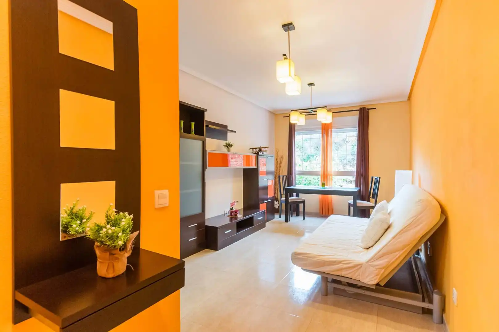 Sala de estar de Piso en venta en Murcia con Trastero y Amueblado