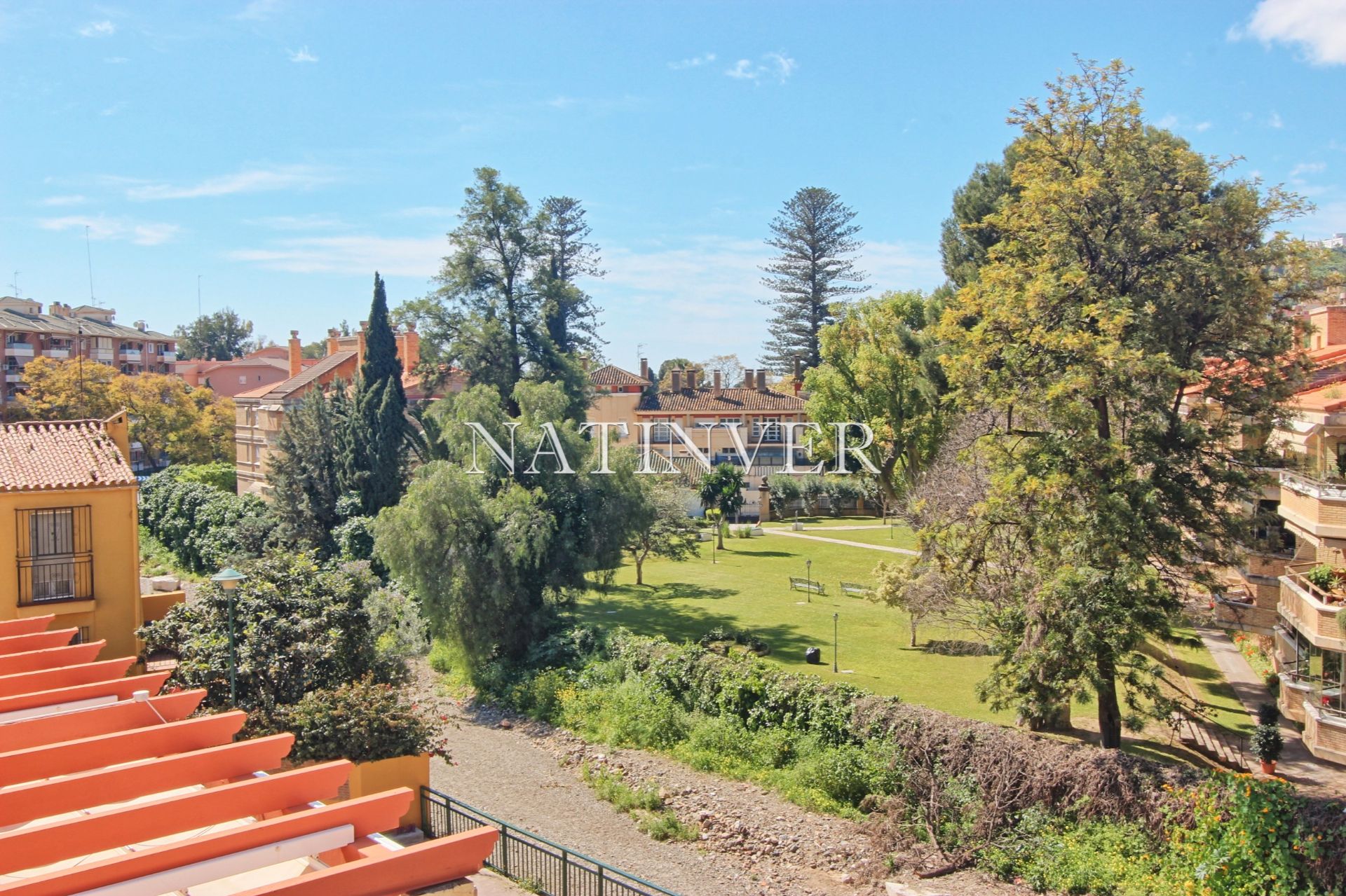 Jardí de Casa adosada en venda en Málaga Capital amb Aire condicionat, Calefacció i Jardí privat