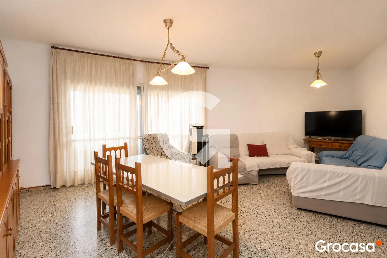 Wohnzimmer von Wohnung zum Verkauf in Gavà mit Heizung, Terrasse und Ofen
