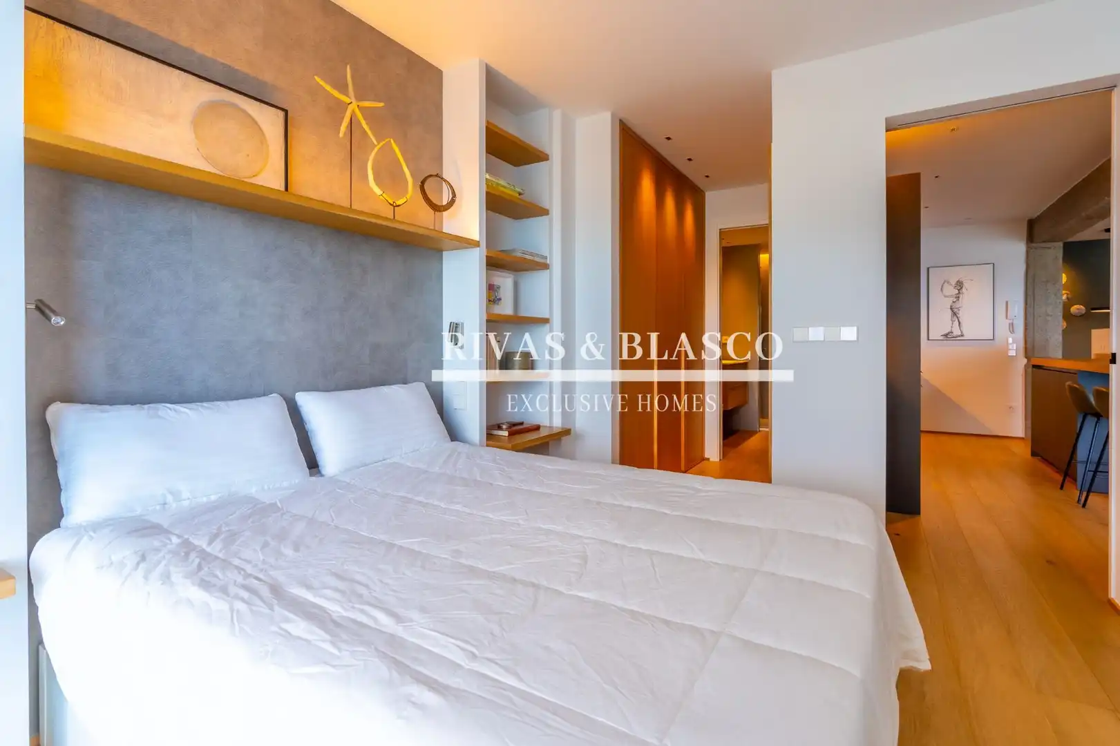 Dormitori de Apartament de lloguer en Donostia - San Sebastián  amb Calefacció i Moblat