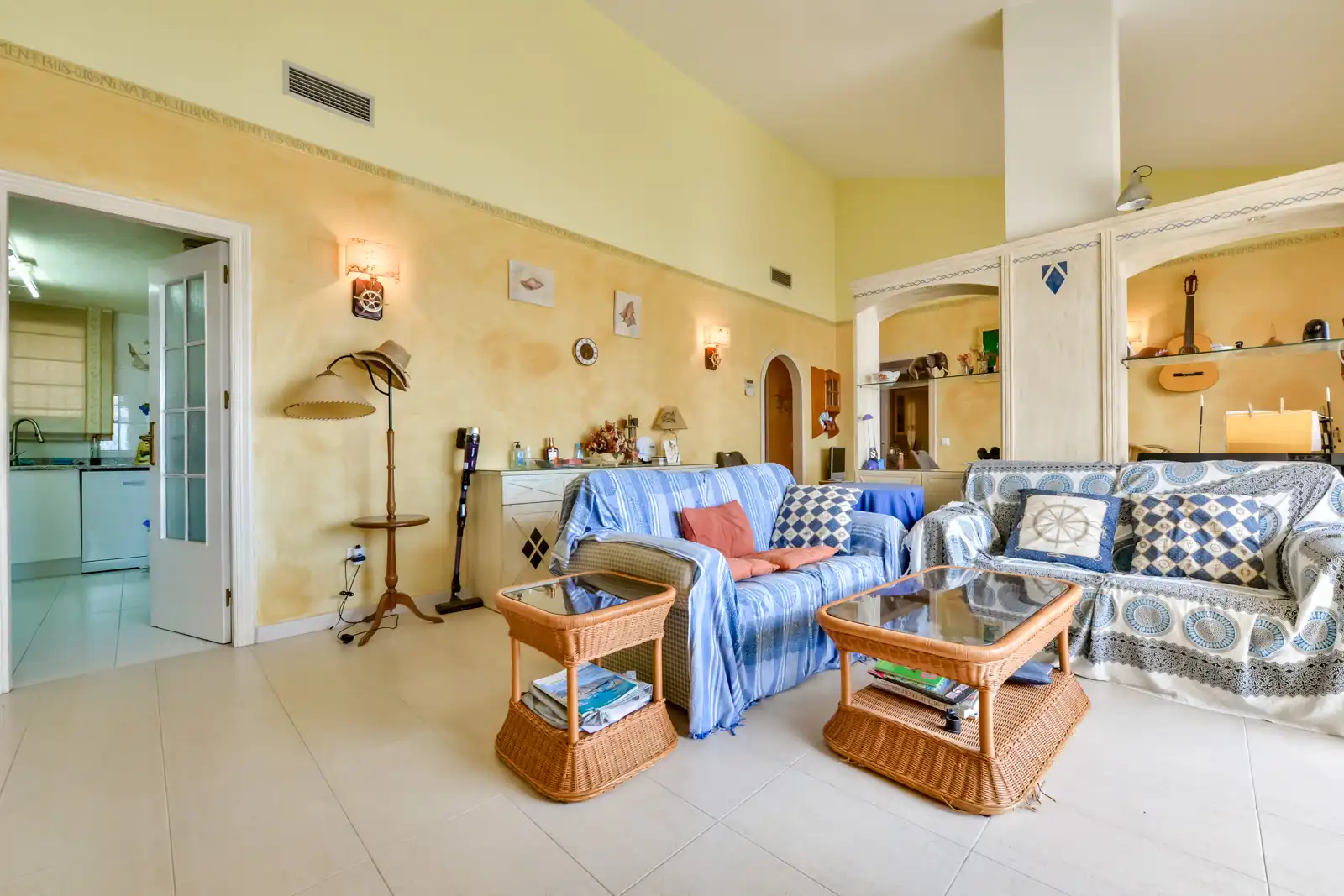 Sala d'estar de Àtic en venda en Altea amb Aire condicionat, Calefacció i Terrassa