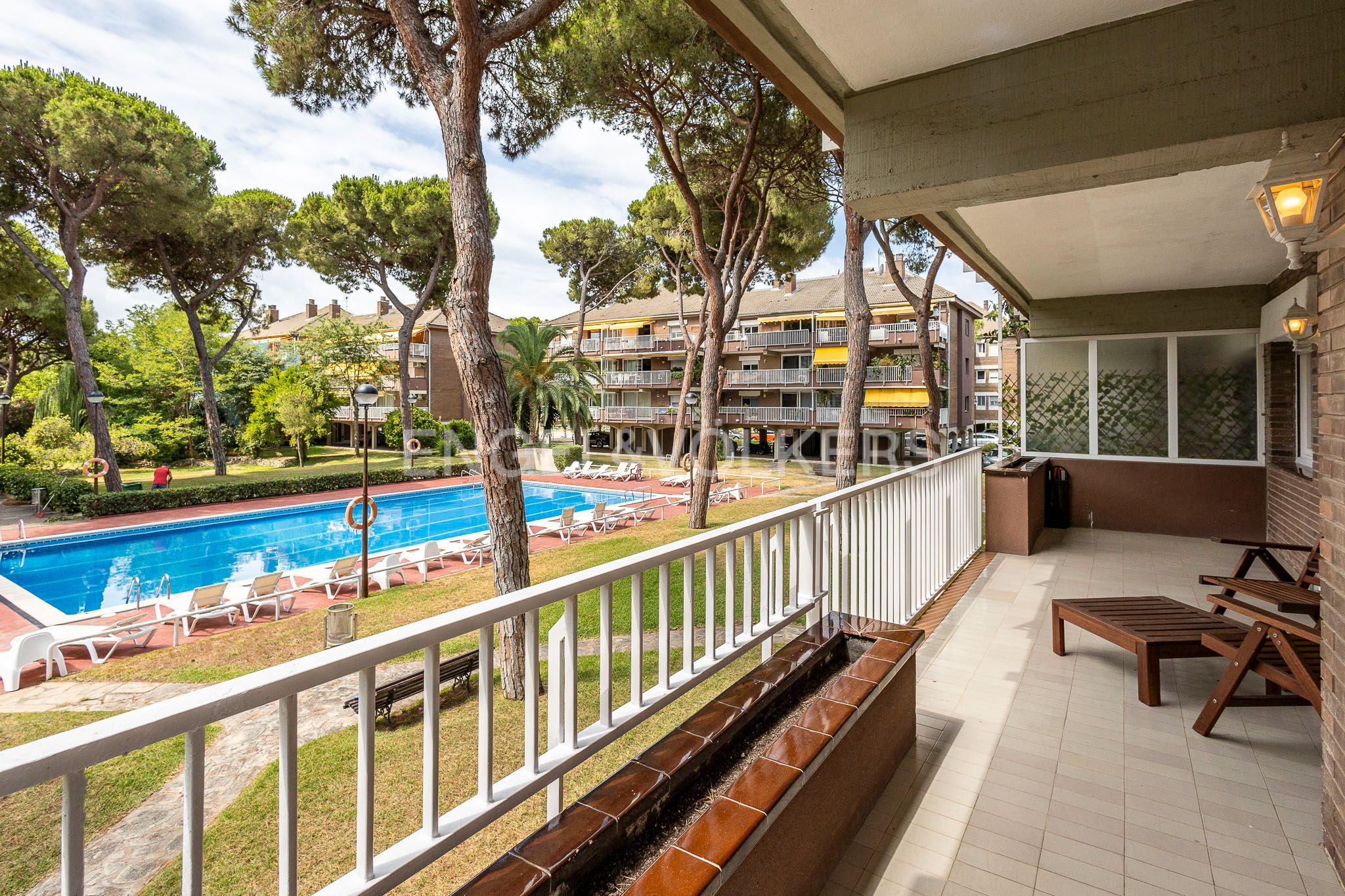 Garden of Apartment for sale in Gavà  with Air Conditioner, Heating and Parquet flooring