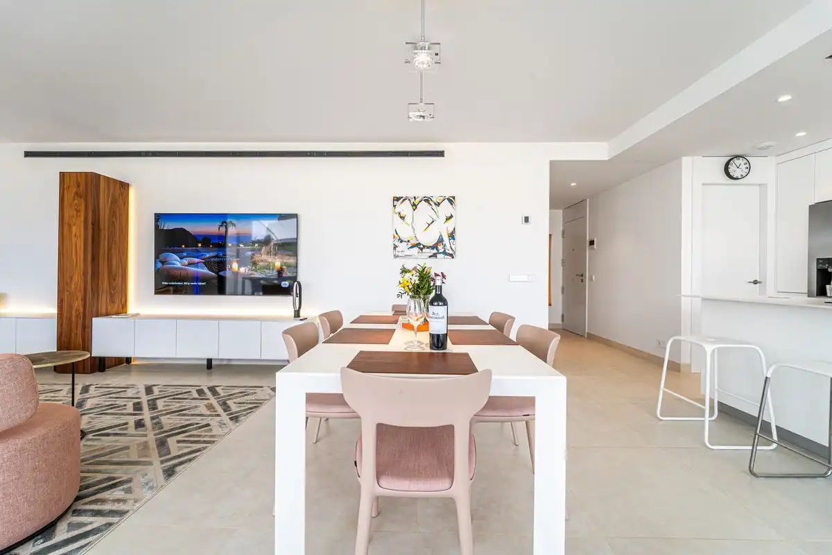 Comedor de Apartamento en venta en Fuengirola con Aire acondicionado, Trastero y Piscina comunitaria