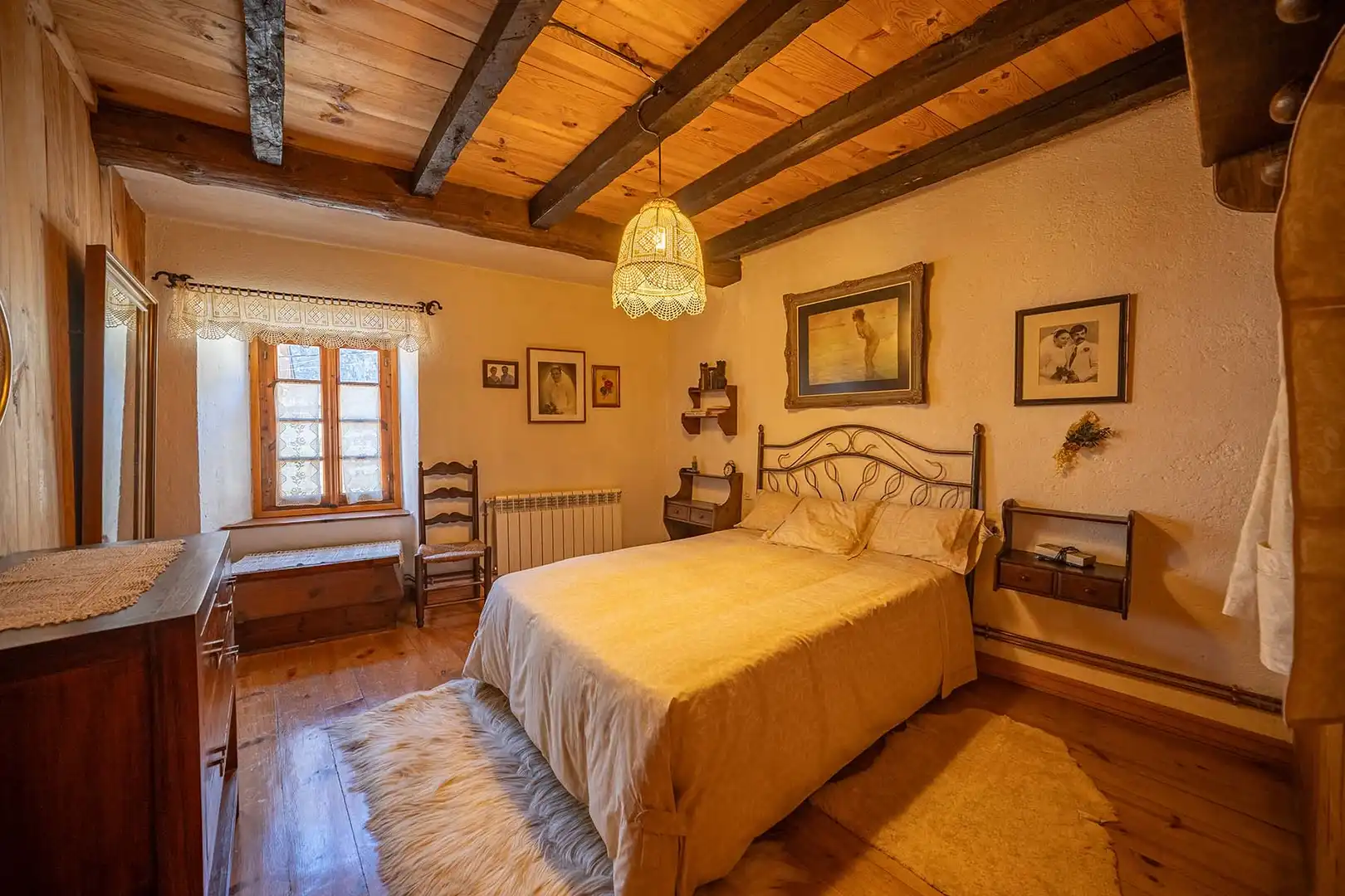 Bedroom of Detached homes for sale in Naut Aran  with Heating, Parquet flooring and Furnished