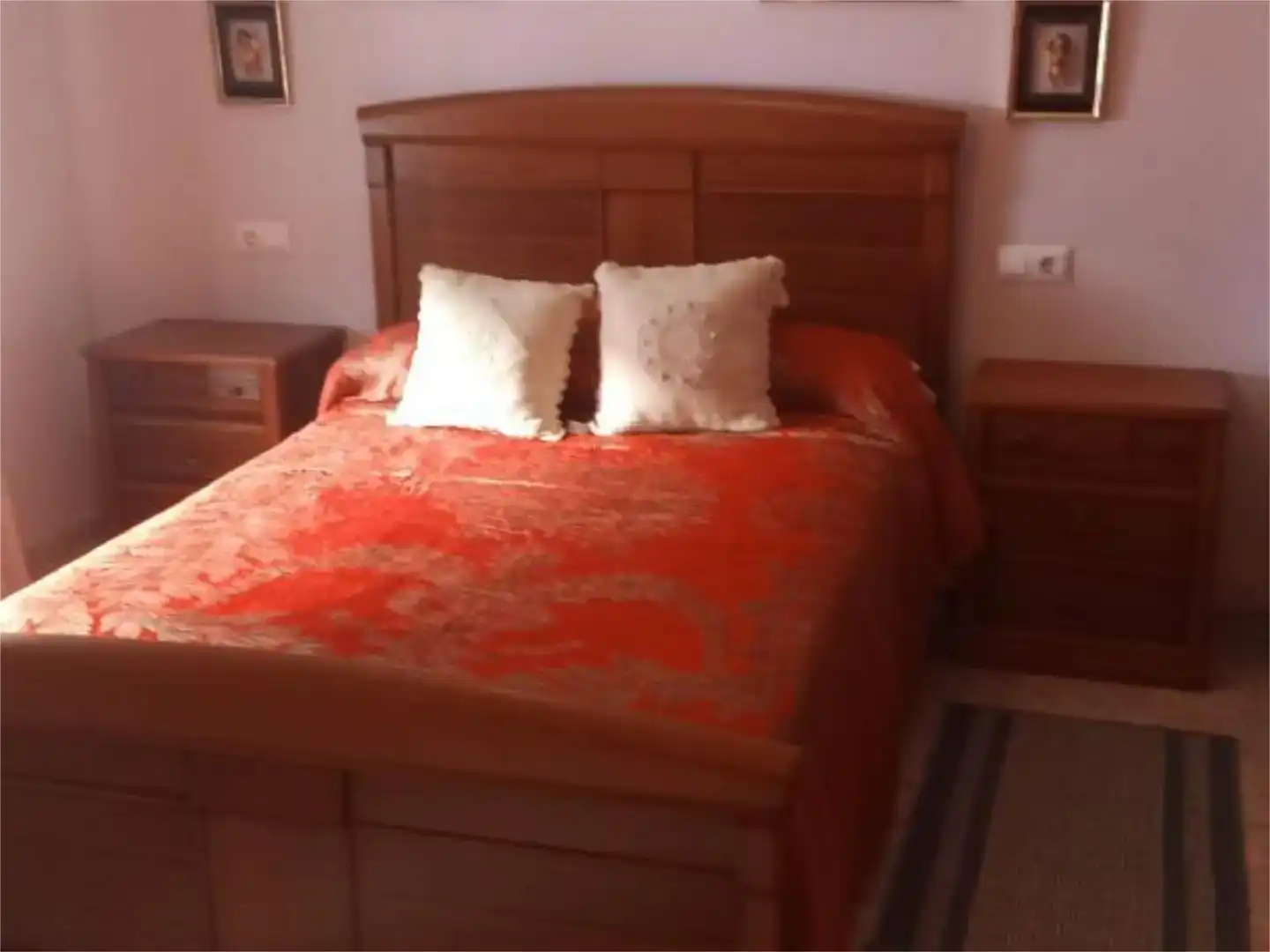 Dormitori de Casa adosada en venda en Valverde de Llerena amb Moblat i Balcó