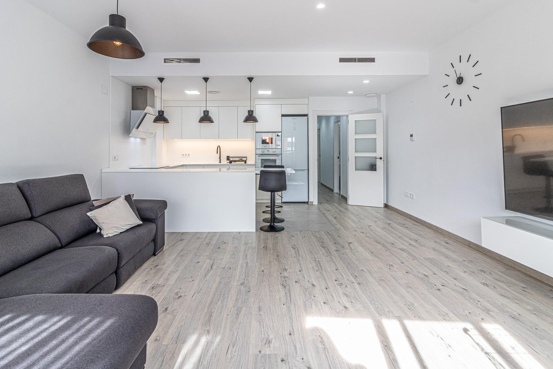 Sala d'estar de Pis en venda en Guadassuar amb Aire condicionat, Calefacció i Parquet