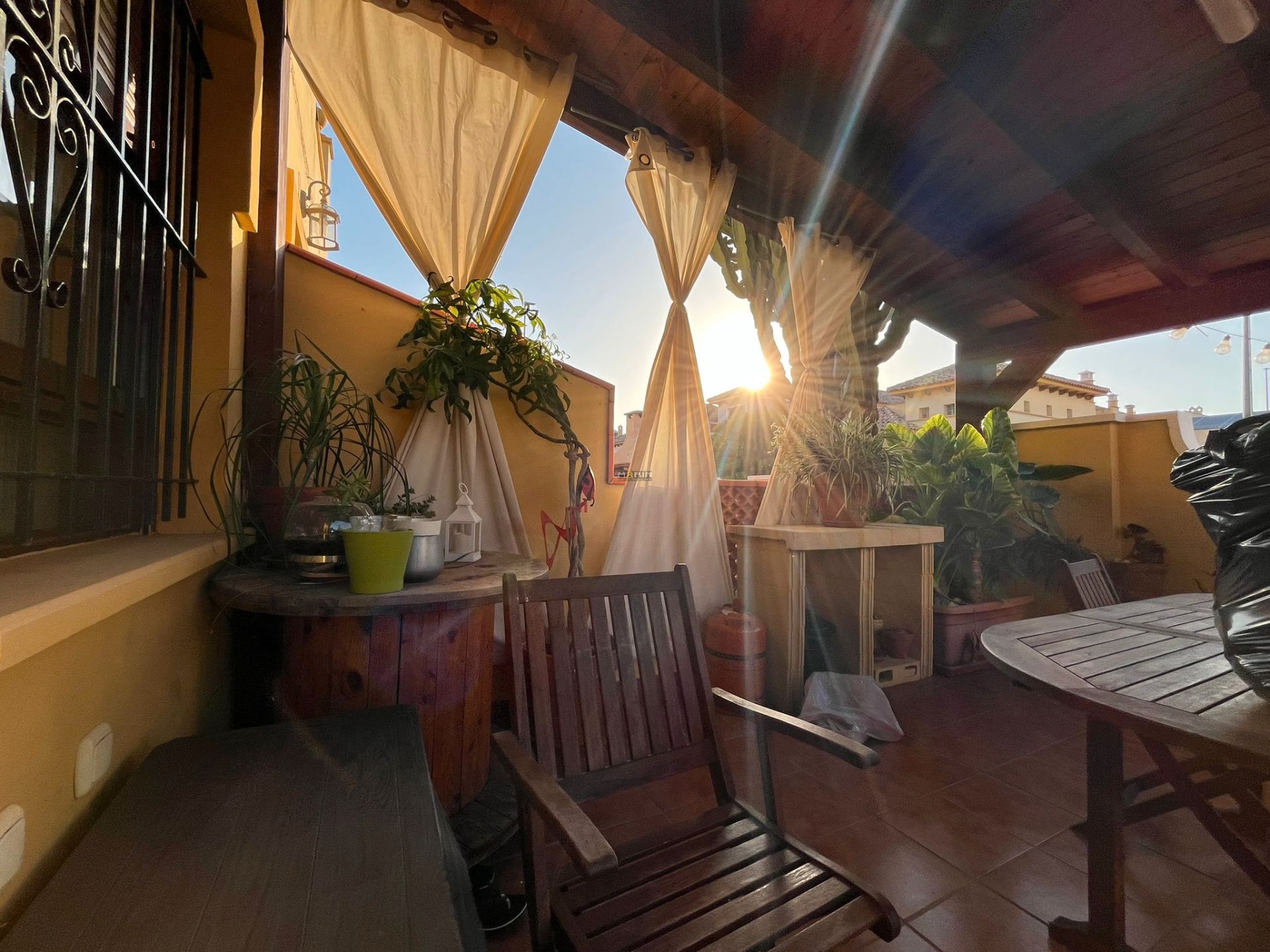 Terrace of Duplex for sale in La Unión  with Air Conditioner, Heating and Private garden
