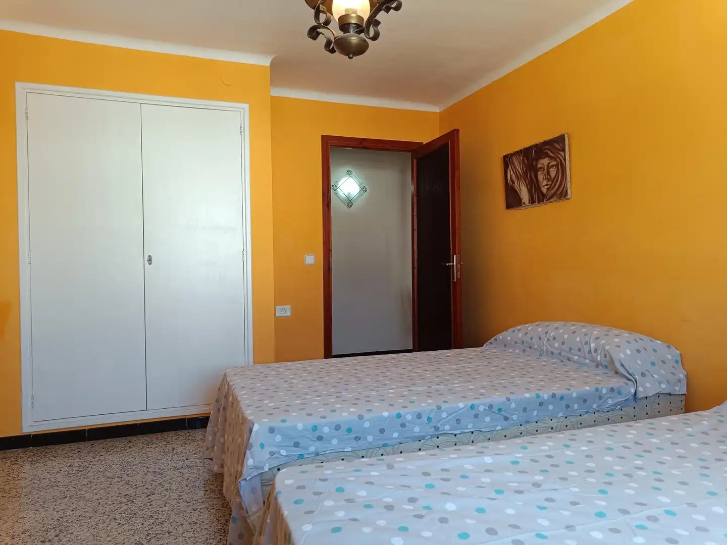 Schlafzimmer von Wohnung zum Verkauf in  Palma de Mallorca mit Terrasse, Möbliert und Balkon