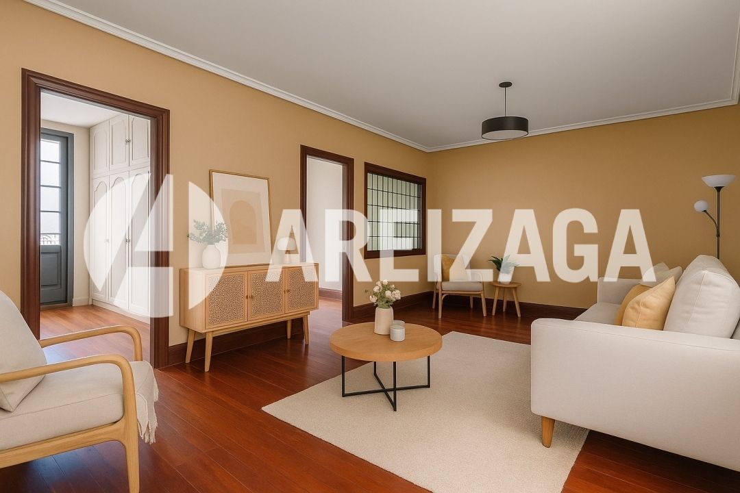 Living room of Flat for sale in Donostia - San Sebastián   with Parquet flooring and Balcony