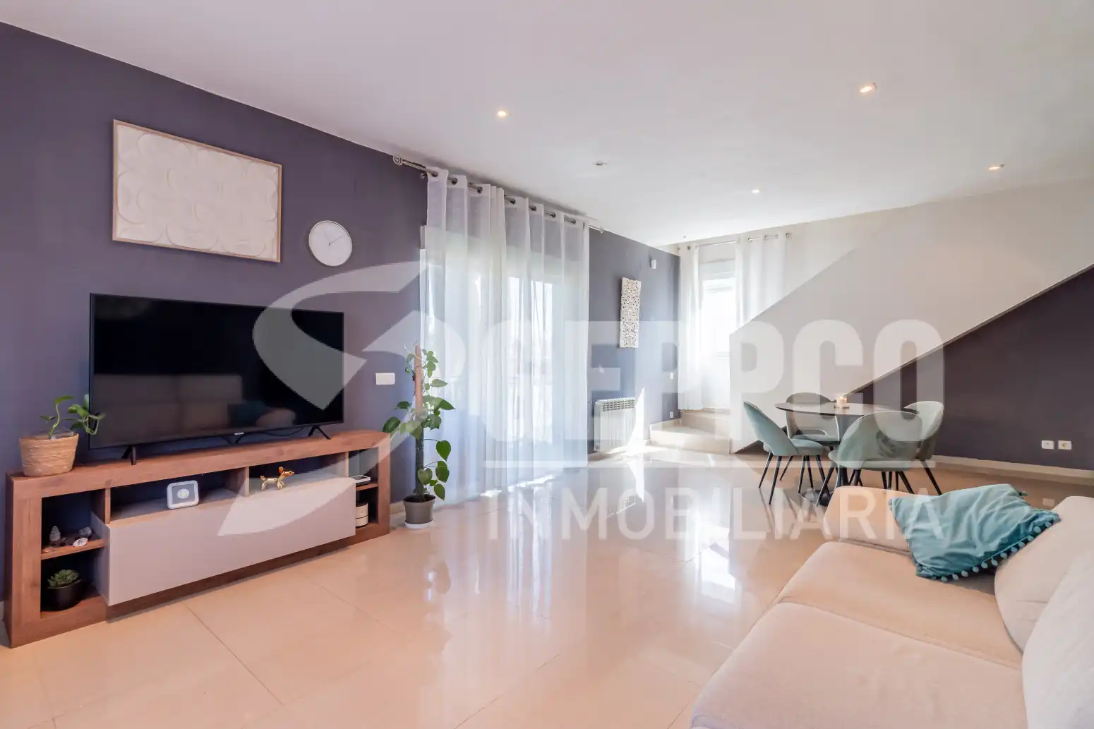 Sala de estar de Casa o chalet en venta en Trijueque con Jardín privado