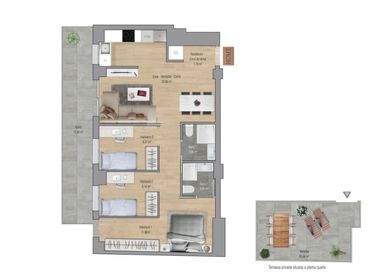 Appartement avec balcon à vendre à Gavà - Calle MONTFLORIT
