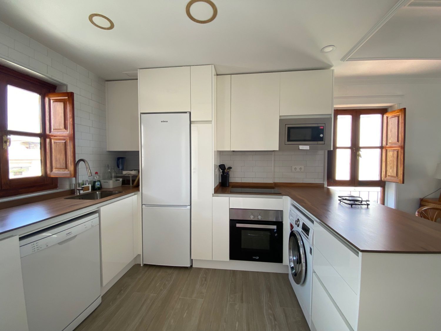 Kitchen of Attic to rent in Cartagena  with Air Conditioner, Terrace and Furnished