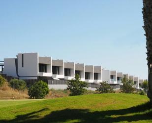 Exterior view of Single-family semi-detached for sale in Vélez-Málaga  with Terrace and Swimming Pool