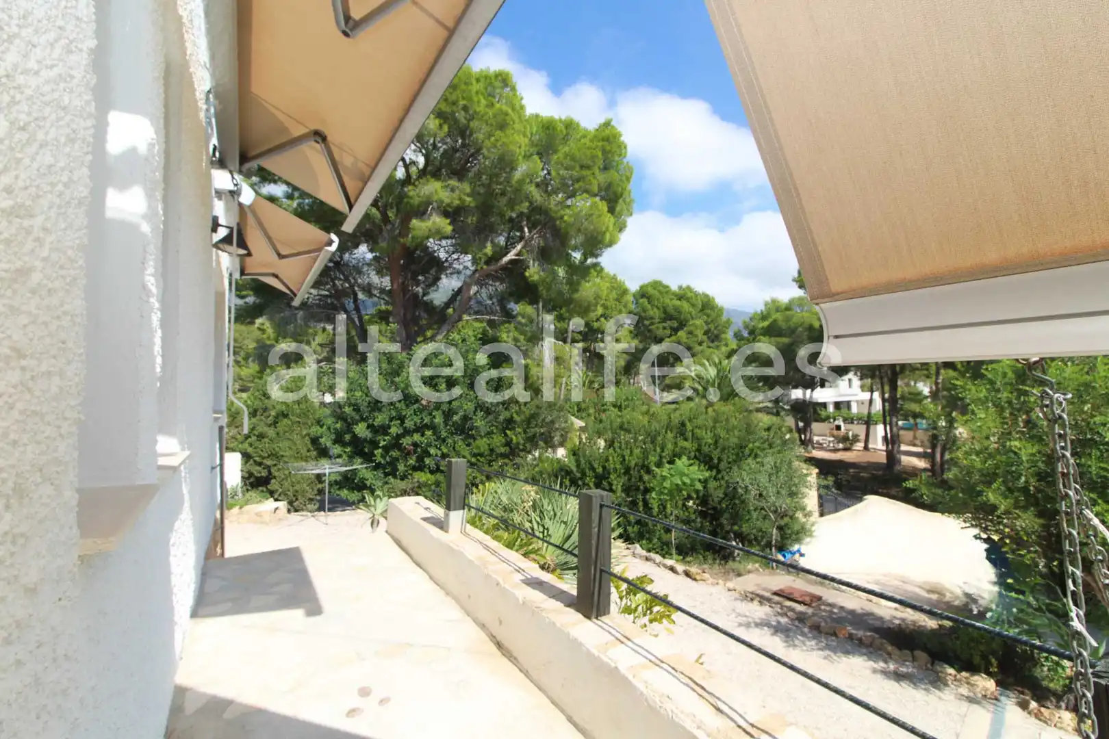 Terrassa de Casa o xalet en venda en Altea amb Aire condicionat, Jardí privat i Terrassa