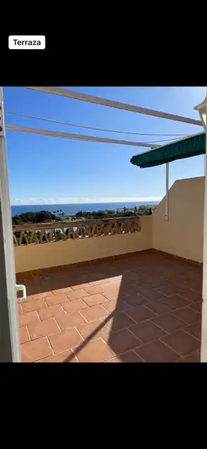 Jardín de Dúplex de alquiler en Torremolinos con Aire acondicionado, Amueblado y Horno