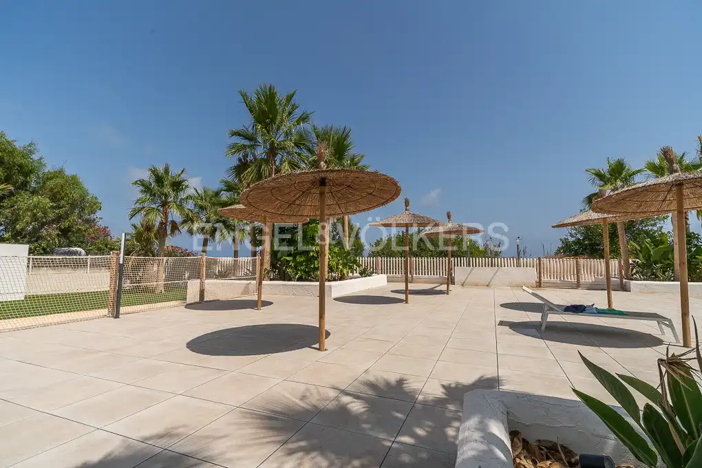 Terrasse von Wohnung zur Miete in Dénia mit Klimaanlage, Heizung und Privatgarten