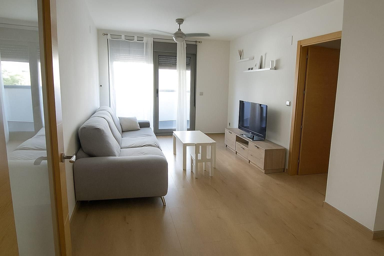 Sala de estar de Piso de alquiler en  Córdoba Capital con Aire acondicionado, Trastero y Piscina
