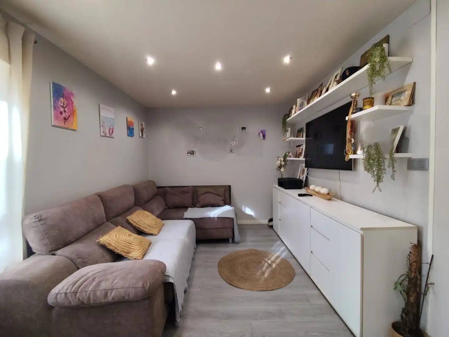 Sala de estar de Piso en venta en Quel con Calefacción y Amueblado