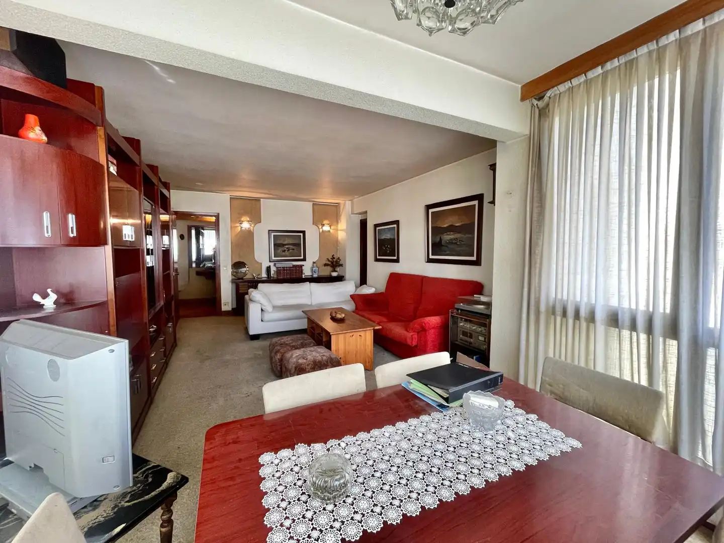Sala de estar de Piso en venta en Bilbao  con Calefacción y Amueblado