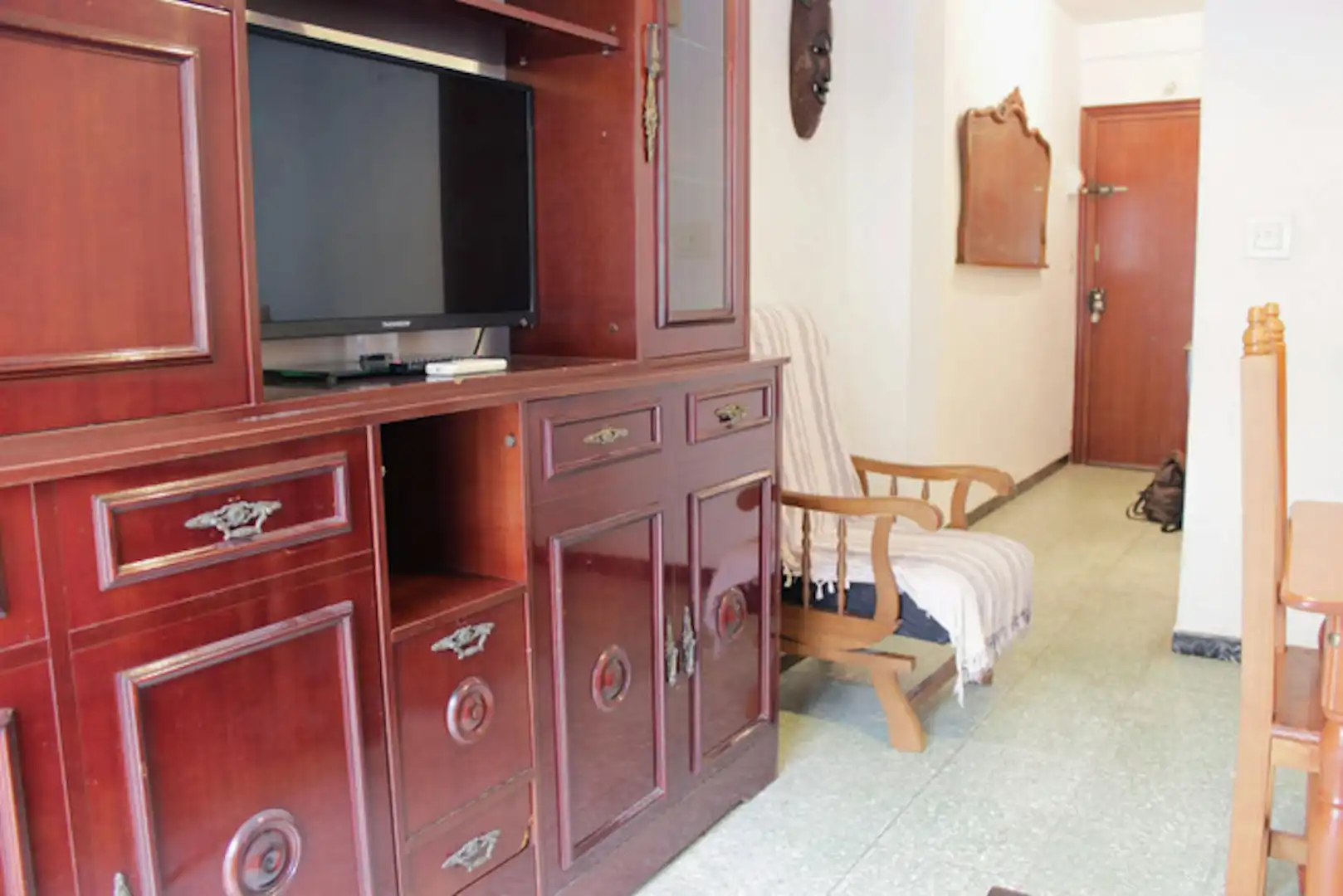Wohnzimmer von Wohnung zur untervermieten in Sevilla mit Klimaanlage, Möbliert und Waschmaschine