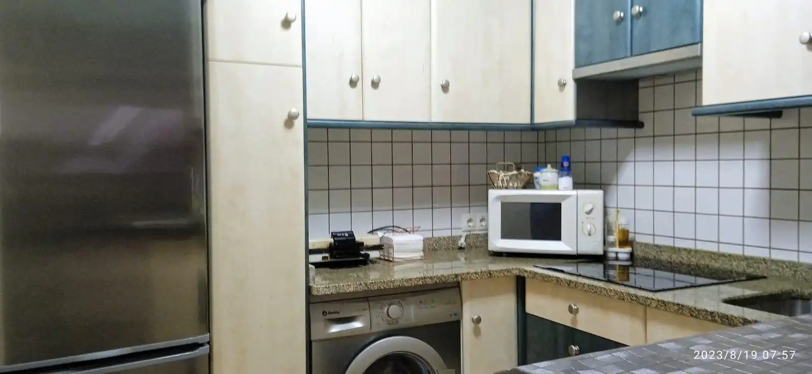 Kitchen of Flat for sale in Fisterra  with Parquet flooring and Furnished
