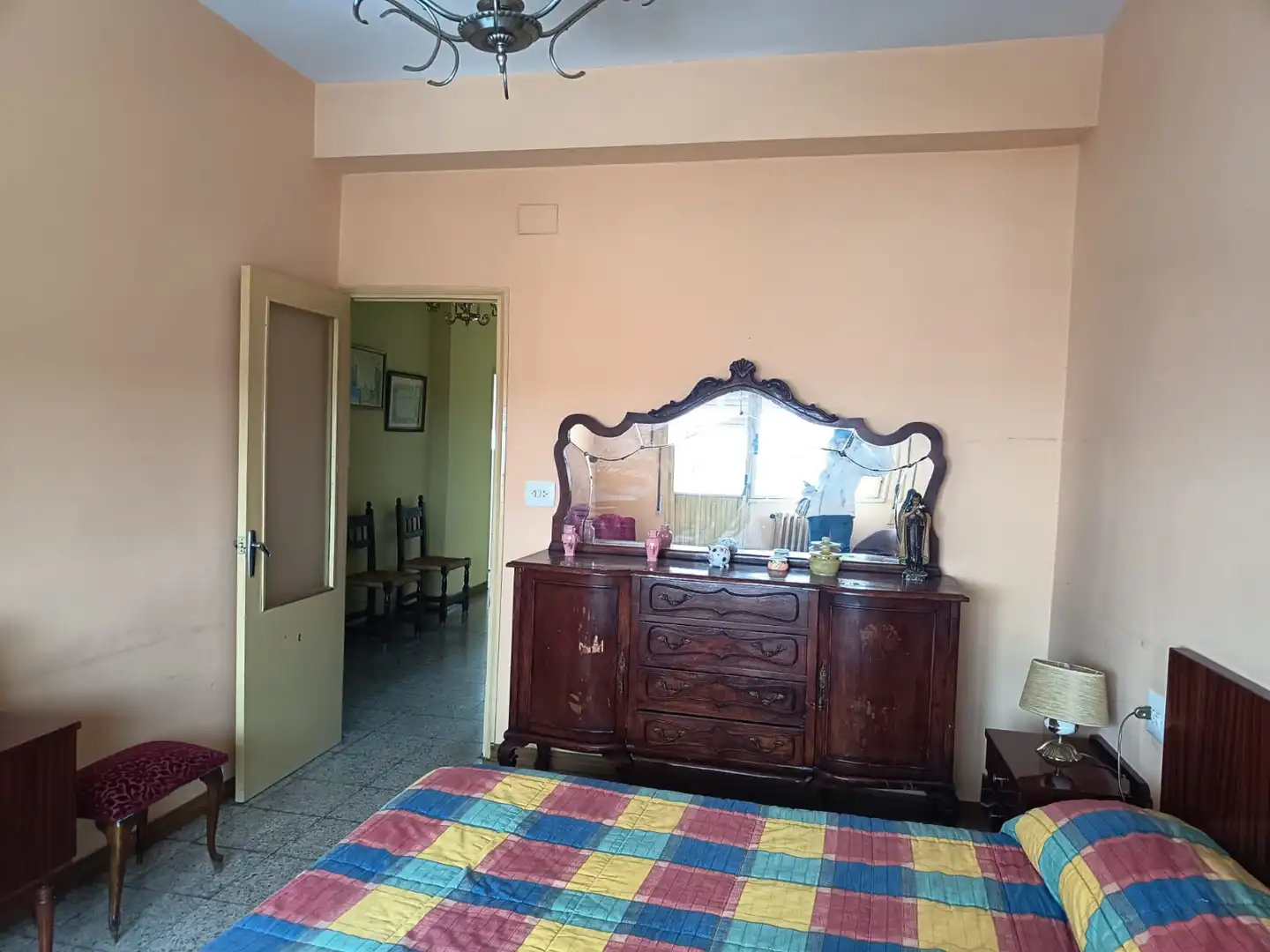 Bedroom of Flat for sale in Monforte de Lemos  with Heating, Parquet flooring and Terrace