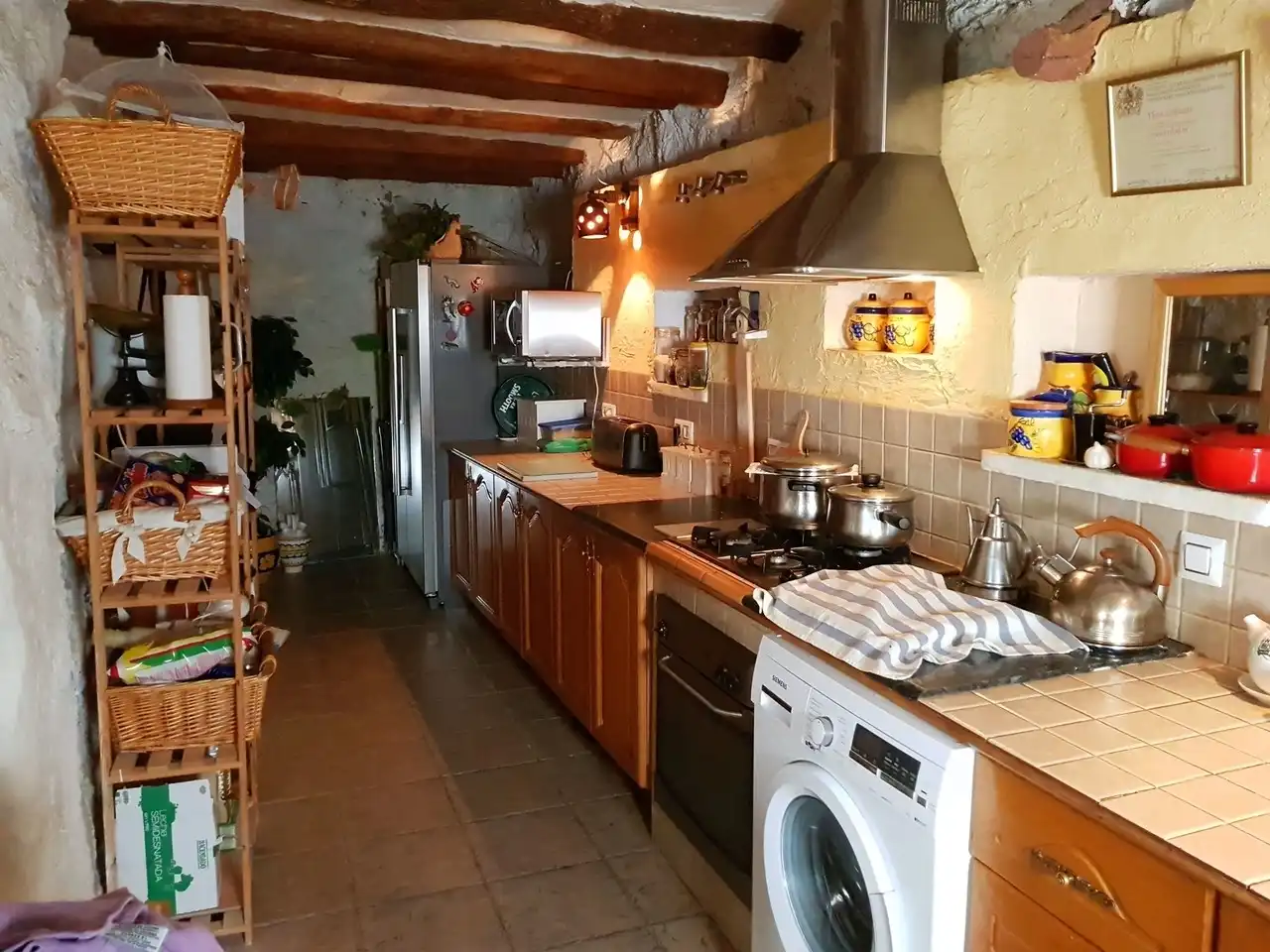 Cuina de Finca rústica en venda en Sierro amb Terrassa