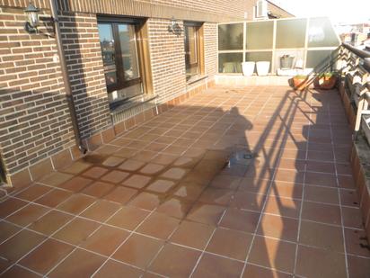 Terrasse von Dachboden miete in Valladolid Capital mit Klimaanlage, Heizung und Parkett