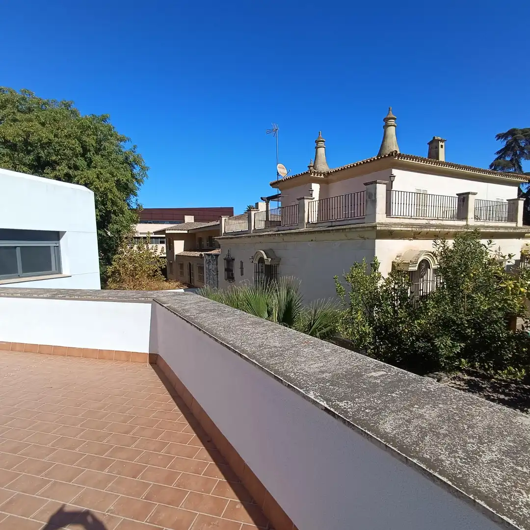 Terrasse von Wohnung zur Miete in Sevilla mit Klimaanlage, Heizung und Privatgarten