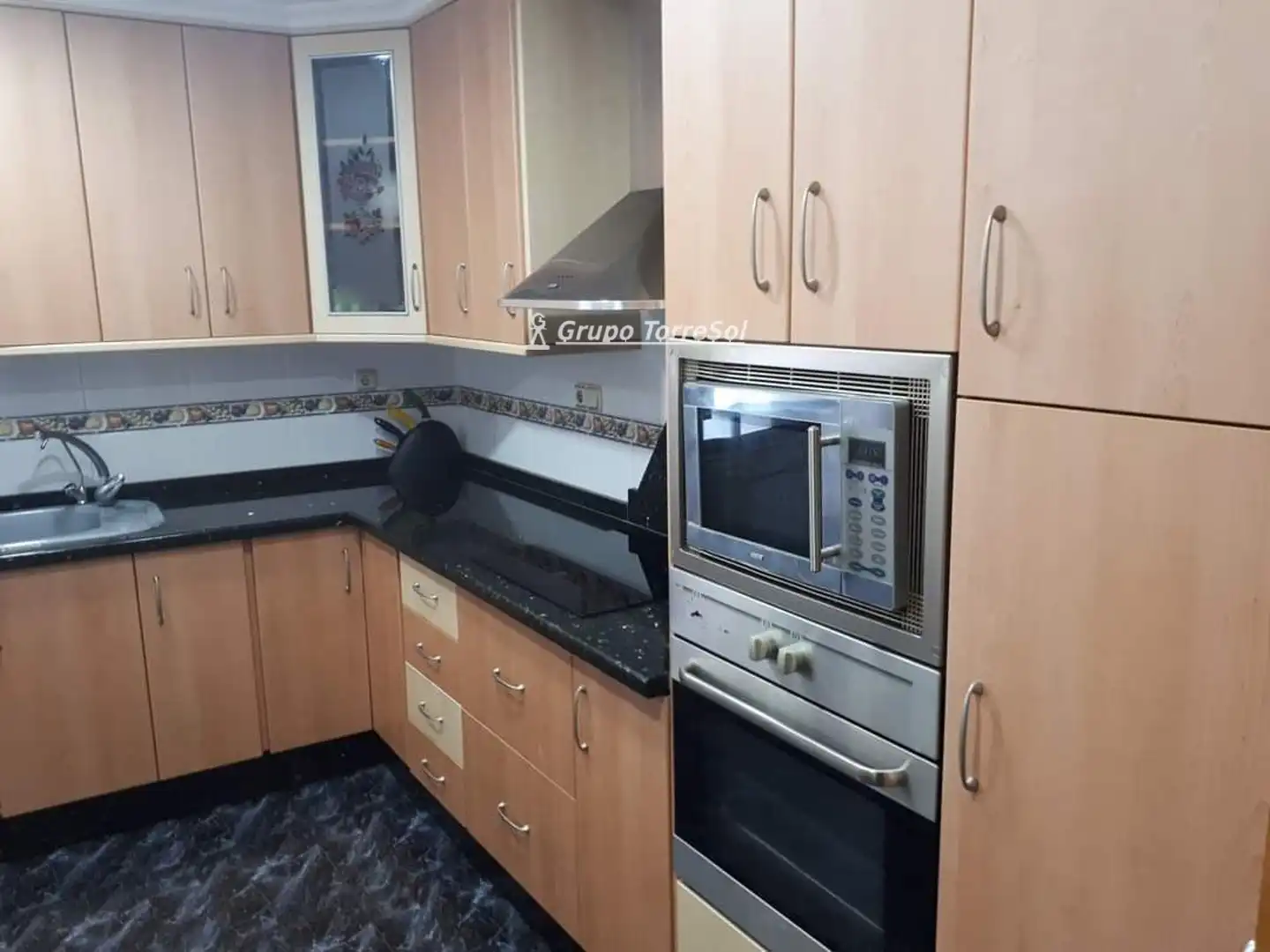 Kitchen of Flat for sale in Elche / Elx  with Air Conditioner, Heating and Terrace