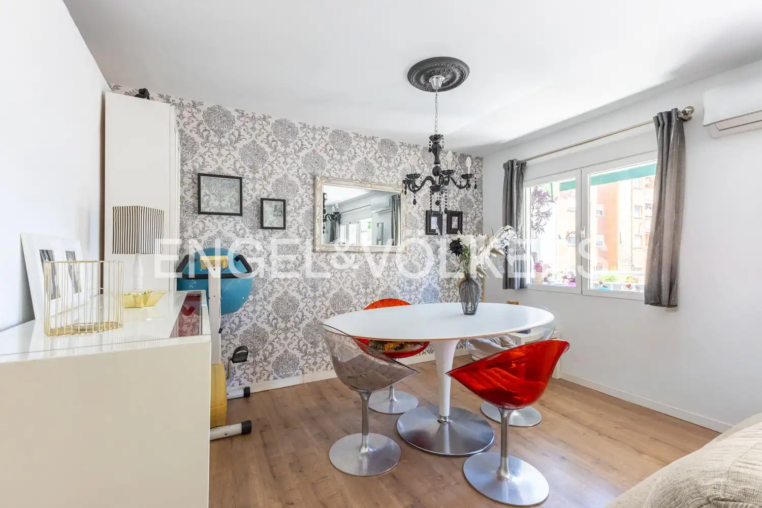 Esszimmer von Wohnung zum Verkauf in Valencia mit Klimaanlage, Heizung und Abstellraum