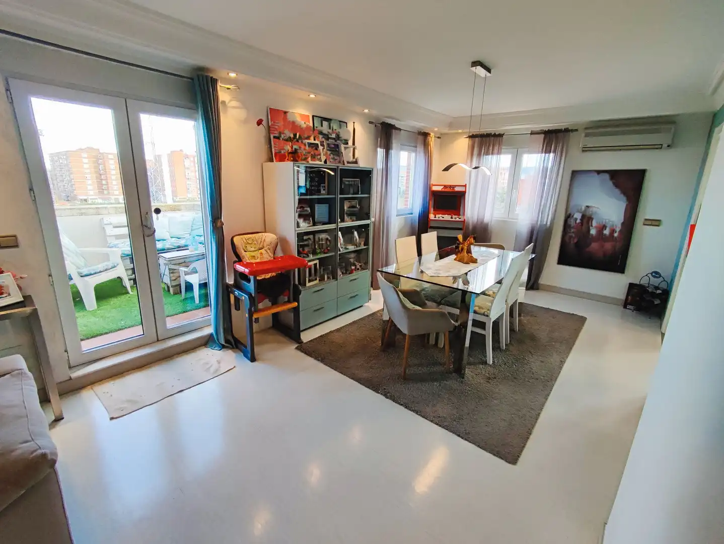 Dining room of Attic for sale in Palencia  with Air Conditioner, Heating and Parquet flooring