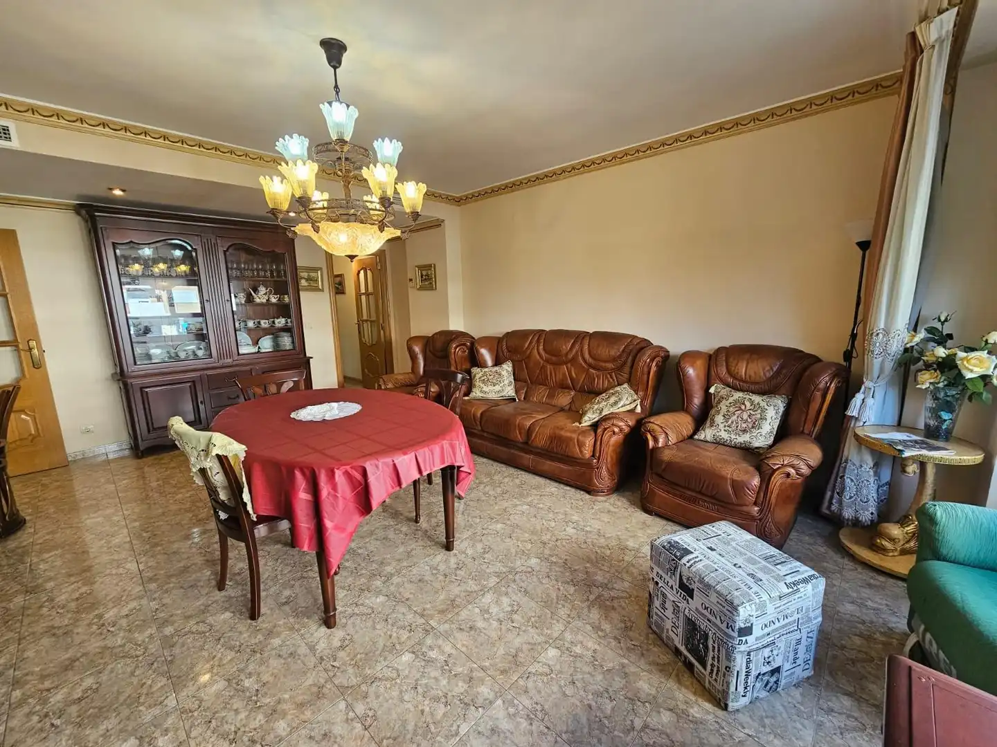 Living room of Flat for sale in Valencia  with Air Conditioner, Storage room and Balcony