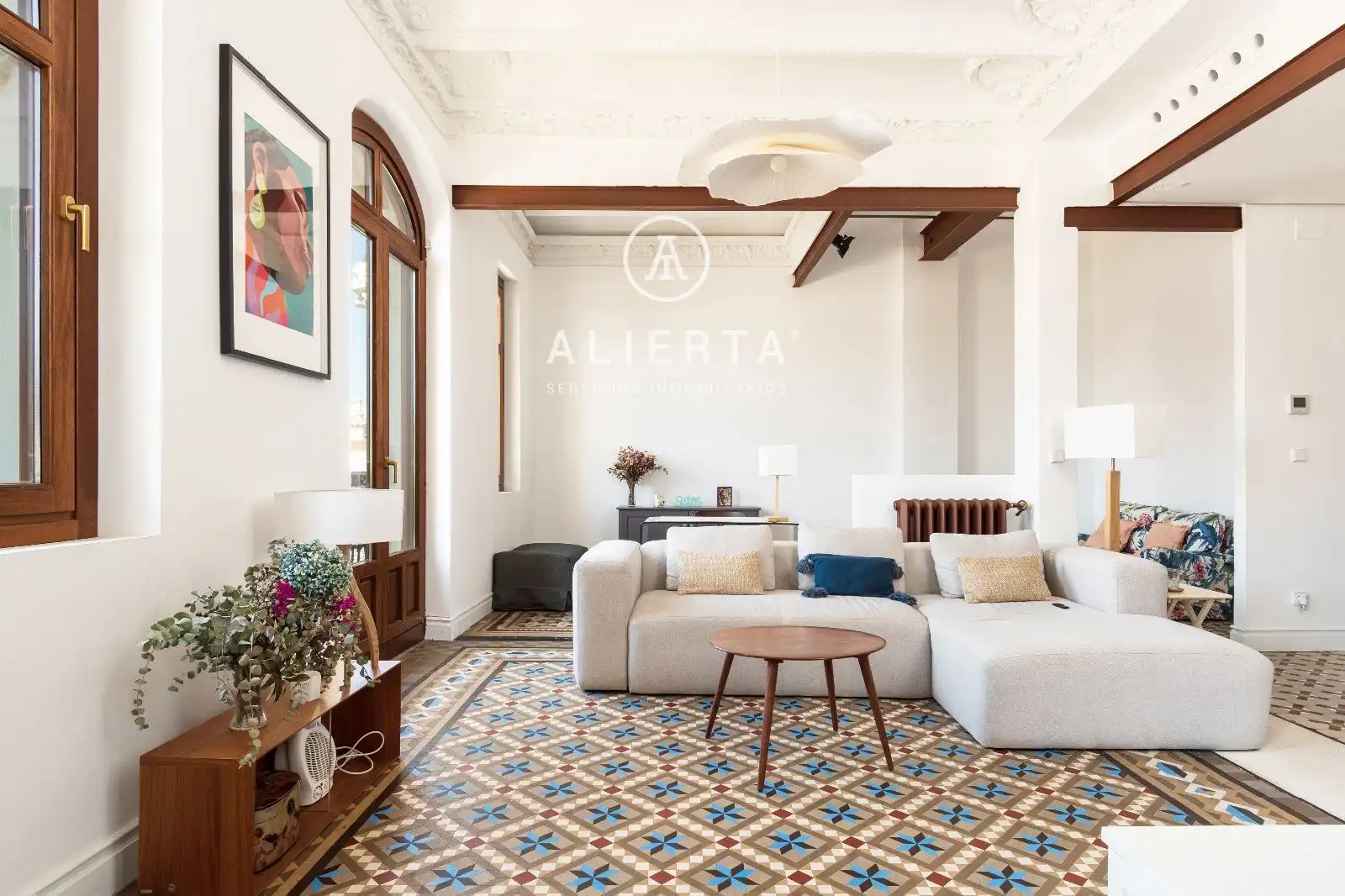 Living room of Flat for sale in Zaragoza  with Air Conditioner, Heating and Terrace