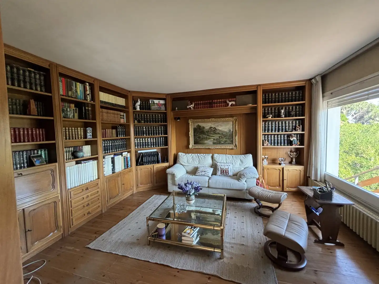 Sala de estar de Casa o chalet en venta en Sant Feliu de Codines con Calefacción, Jardín privado y Parquet