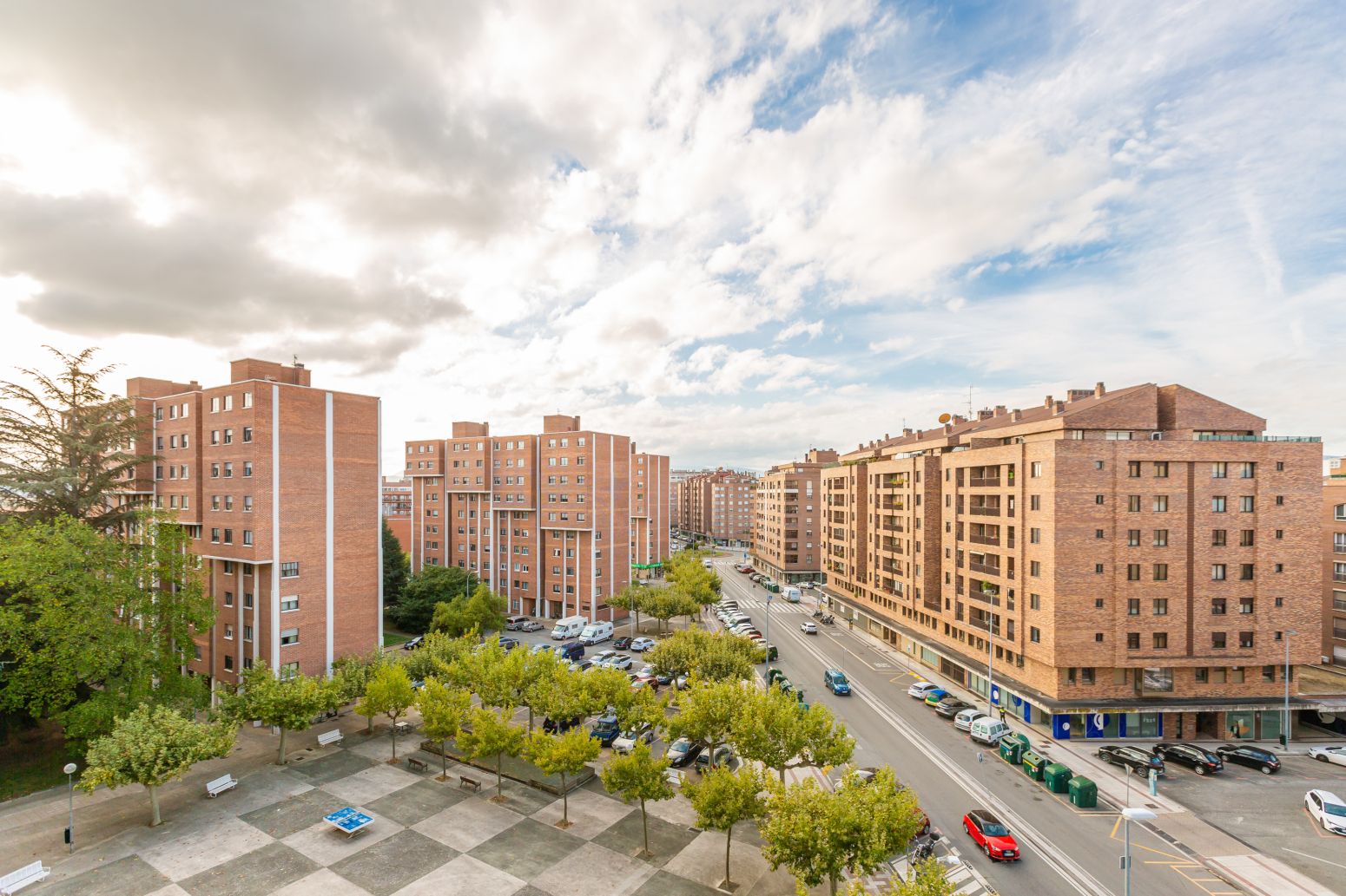 Exterior view of Flat for sale in  Pamplona / Iruña  with Heating, Parquet flooring and Terrace