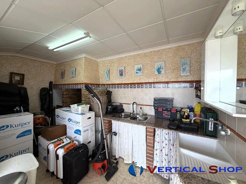 Cuina de Casa o xalet en venda en Caudete amb Aire condicionat
