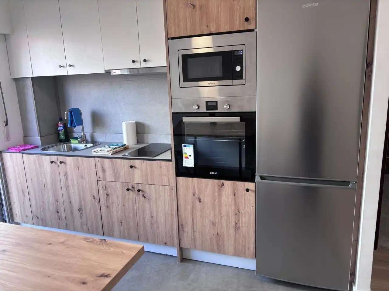 Kitchen of Flat for rent in A Coruña Capital   with Terrace and Furnished