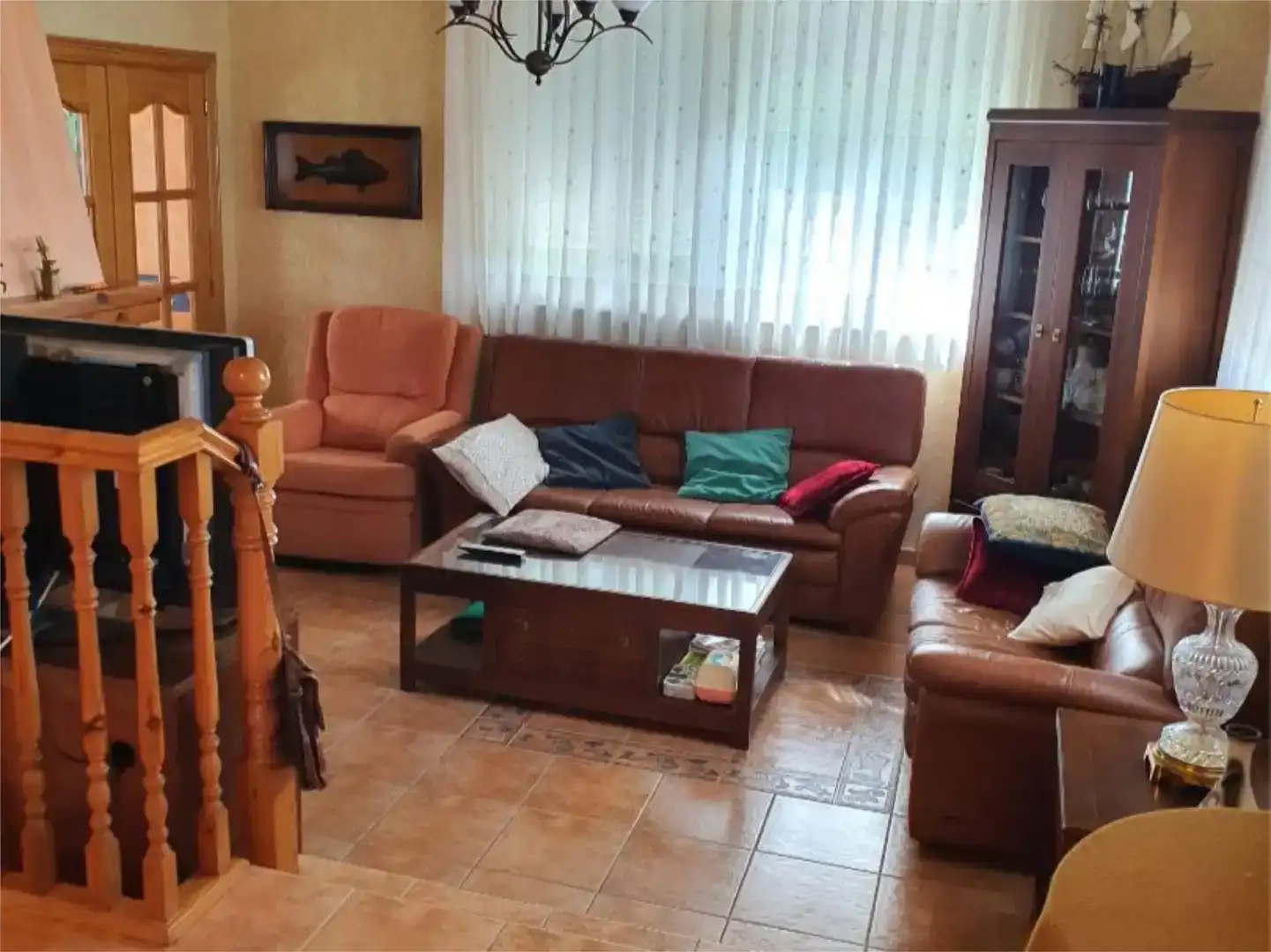 Sala de estar de Piso en venta en Quintana del Castillo con Jardín privado