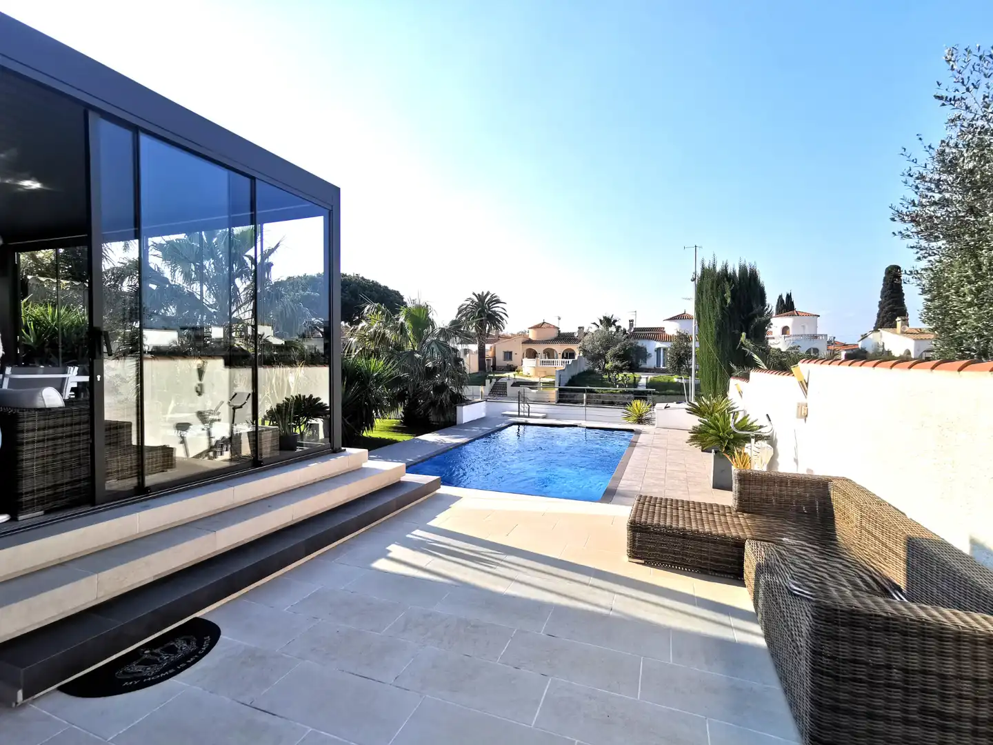 Terraza de Casa o chalet en venta en Empuriabrava con Aire acondicionado, Calefacción y Jardín privado