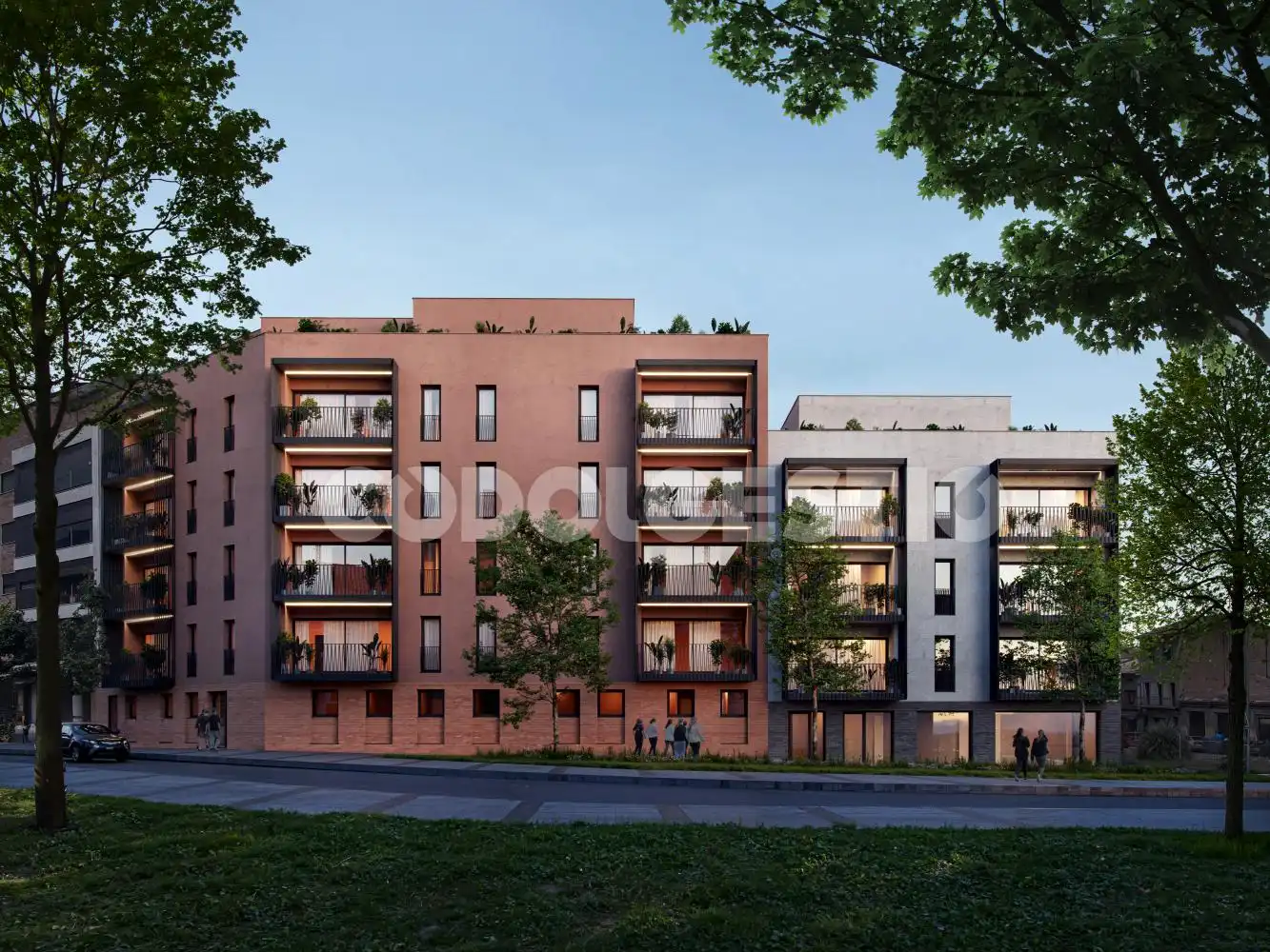 Vista exterior de Piso en venta en Vic