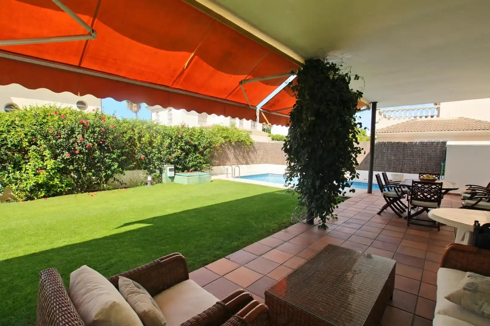 Terraza de Casa o chalet en venta en Jerez de la Frontera con Aire acondicionado, Jardín privado y Trastero