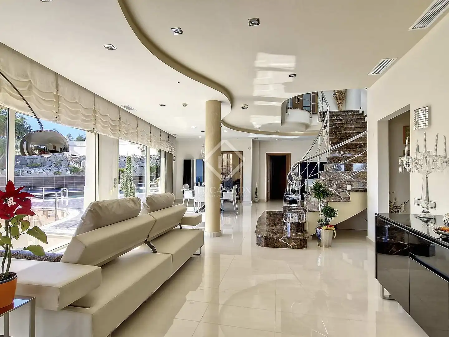 Sala de estar de Casa o chalet en venta en Cunit con Aire acondicionado, Calefacción y Jardín privado