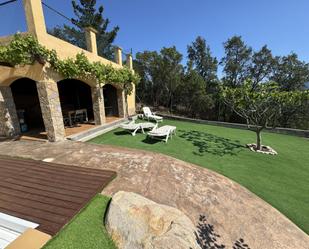 Terrace of House or chalet for sale in Riells i Viabrea  with Heating, Terrace and Swimming Pool