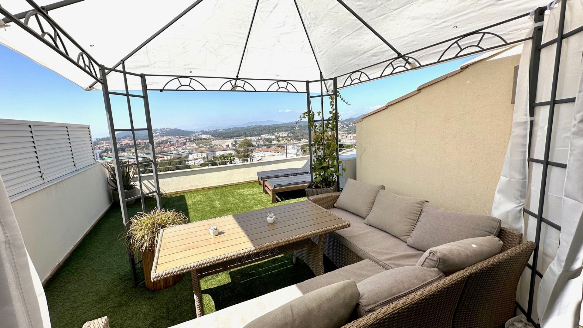 Terrace of Flat for sale in Lloret de Mar  with Air Conditioner, Heating and Private garden