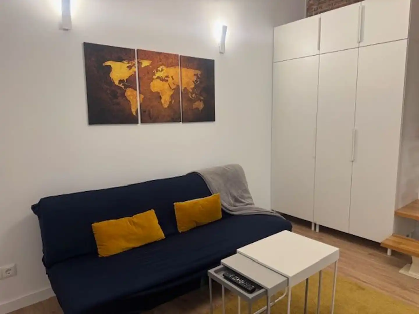 Sala de estar de Piso de alquiler en Madrid con Calefacción y Alarma