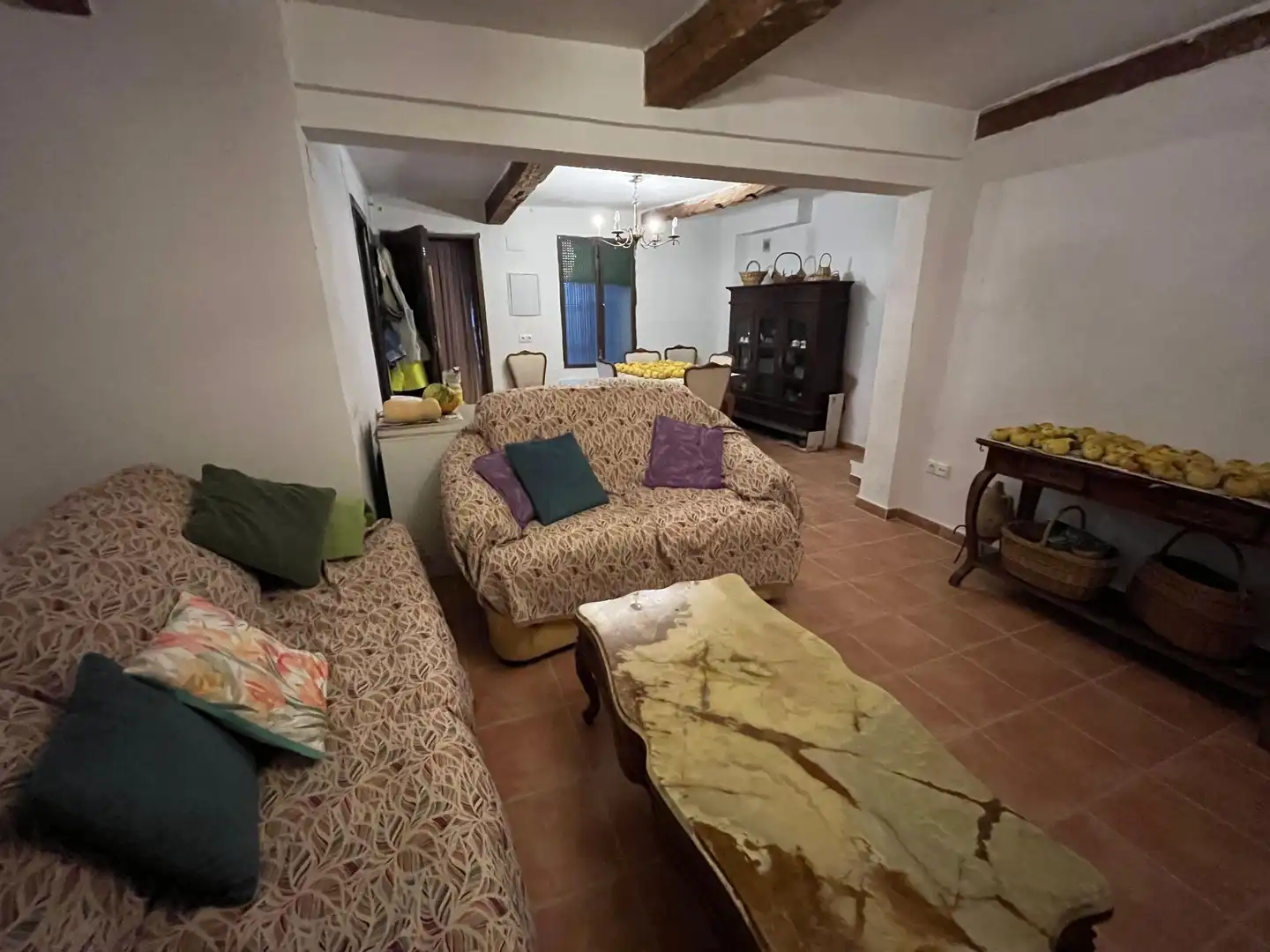 Sala d'estar de Finca rústica en venda en Palomera amb Calefacció