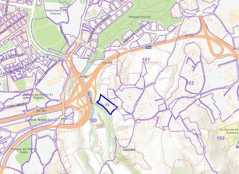 Land for sale in Gijón 