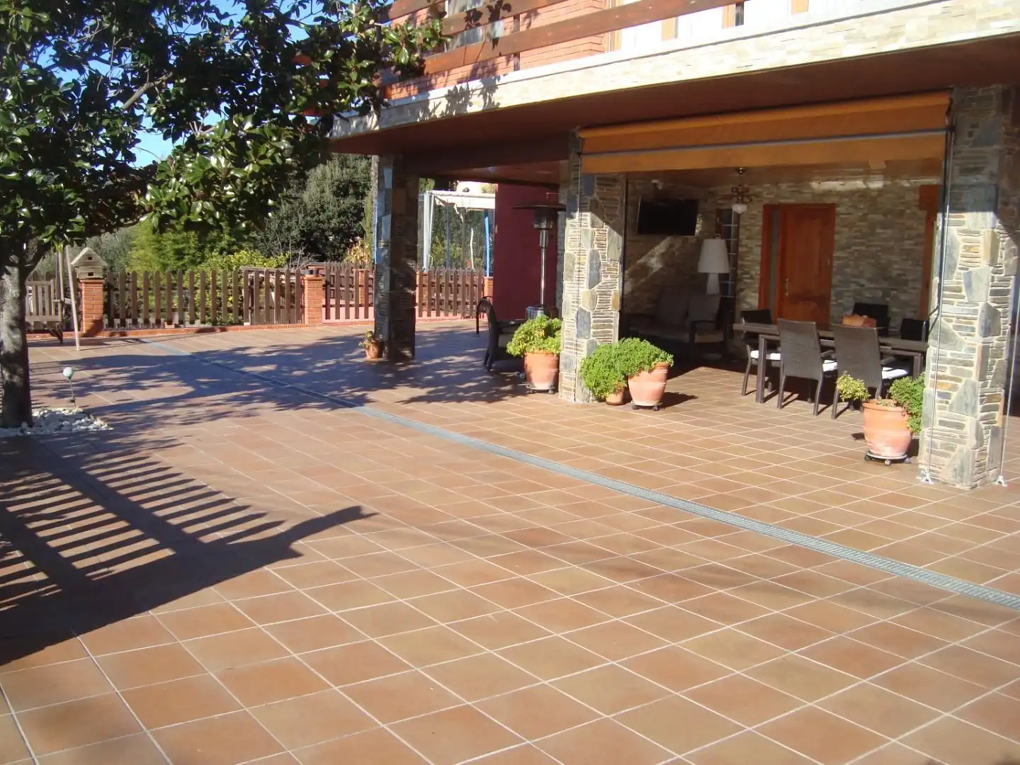 Terrace of Houses for sale in Sant Pere de Vilamajor  with Air Conditioner, Heating and Swimming Pool